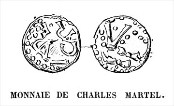 Coin of Charles Martel.