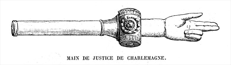 Main de Justice de Charlemagne.