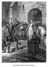 Queen Blanche de Castille frees the serfs of Châtenai.