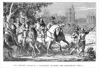 The Princes ride in Vincennes