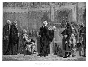 Le roi Louis XVI devant ses juges.