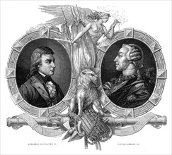 Frédéric-Guillaume II et Victor-Amédée III.