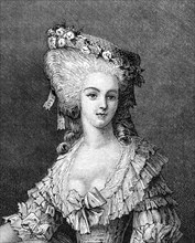 Marie-Thérèse Louise de Savoie-Carignan, plus connue sous le nom de princesse de Lamballe, de son