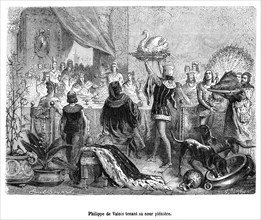 Philippe VI de France, dit Philippe de Valois ou le « roi trouvé » (1293-22 août 1350 à Coulombs),