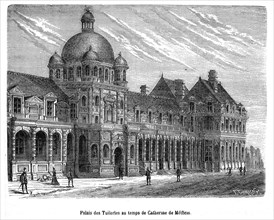 Le Palais des Tuileries au temps de Catherine de Médicis.