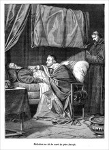 Richelieu au lit de mort du Père Joseph.