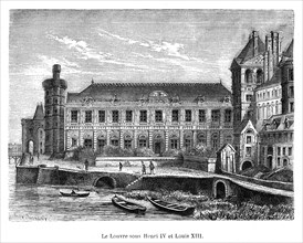 Le Louvre sous Henri IV et Louis XIII.