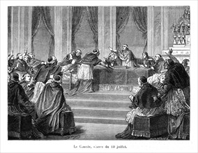 Le Concile, séance du 10 juillet. 1811 : Concile de Paris.