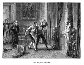 Mort du prince de Condé. Louis VI Henri Joseph de Bourbon-Condé, plus connu sous le nom de duc de