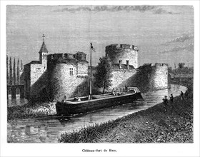 Château-fort de Ham. Le château, ou fort, ou forteresse de Ham est un château-fort situé à Ham