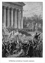 1848. La République proclamée par l'Assemblée constituante.