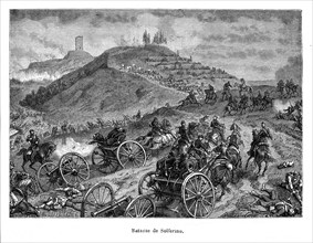 Batille de Solférino. La bataille de Solférino a eu lieu le 24 juin 1859 durant la campagne