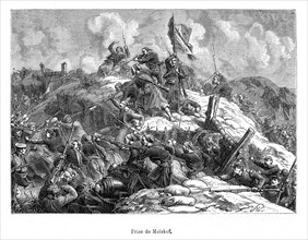 Prise de Malakof. La Bataille de Malakoff, opposa pendant la Guerre de Crimée, les armées