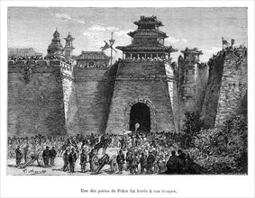 6 octobre 1860 : Les troupes franco-britanniques prennent la capitale chinoise, Pékin.