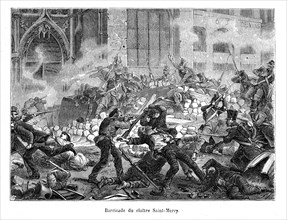 Barricades du cloître Saint-Merry. 5 et 6 juin 1832.