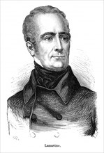 Alphonse Marie Louis de Prat de Lamartine, né à Mâcon le 21 octobre 1790 et mort à Paris le 28