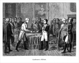 Conférences d'Erfurt. Le congrès d'Erfurt est une réunion entre l'empereur Napoléon Ier (France) et