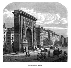 Porte Saint-Denis à Paris.