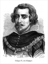 Philippe IV (Valladolid, Castille-et-León, 8 avril 1605 - Madrid, 17 septembre 1665), roi des