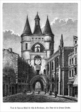 Tour de l'ancien hôtel de ville de Bordeaux, dite Tour de la Grosse Cloche.