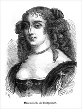 Mademoiselle de Montpensier. Anne Marie Louise d'Orléans (née le 29 mai 1627 - morte le 3 avril