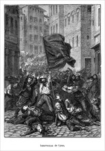 La révolte des Canuts, à Lyon (France), en novembre 1831