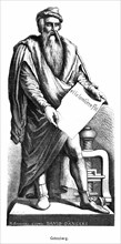 Johannes Gensfleisch zur Laden zum Gutenberg, dit Gutenberg (mot-à-mot Bon-mont (Bonne-montagne) en