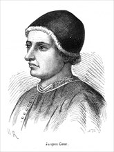 Jacques Cœur, commerçant français et grand argentier de Charles VII, (Bourges, 1395 - Chios, 1456)