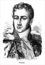 Jules Auguste Armand Marie, duc de Polignac, né à Versailles en 1780 et mort à Paris en 1847, est