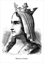 Blanche de Castille, (née le 4 mars 1188 à Palencia, Espagne - morte le 27 novembre 1252 à Melun),