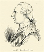 Louis XVI. Gravure 19e.