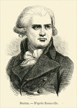 Révolution. Danton. Georges Jacques Danton (né à Arcis-sur-Aube le 26 octobre 1759 - mort à Paris