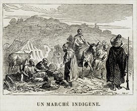 Maghreb. Algérie. Un marché indigène.