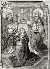 Le couronnement de la Vierge, d'après German.