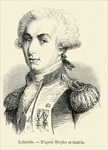 Révolution. Marie Joseph Gilbert Motier, marquis de La Fayette. Chavaniac, Haute-Loire, 1757 -