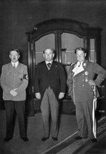 Adolf Hitler. Besuch in der Reichskanzlei (Ministerpräsident Gömbös). Visite à la Chancellerie: le