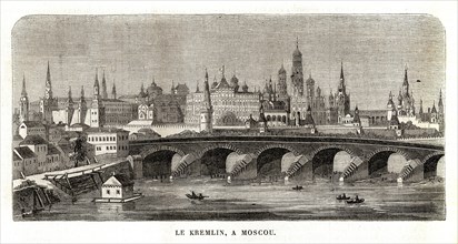 Russie. Le Kremlin, à Moscou (1864).