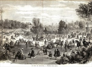 1864. Le Bois de Boulogne.
