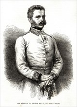 Son altesse le prince royal de Wurtenberg. 1864.