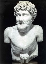 Ésope (7e siècle av. J.-C. - 6e siècle av. J.-C.), écrivain grec à qui on attribue la paternité de