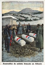 Funérailles de soldats français en Albanie