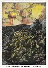 Le Petit Journal (supplément Illustré) du Dimanche 19 mars 1916. N° 1316. Amas de corps. Guerre des