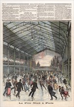 Le Petit Journal (supplément Illustré) du Samedi 12 novembre 1892. N° 103. Patinage. Le Pôle-Nord à