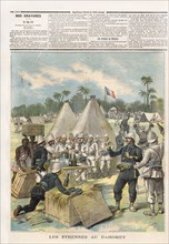 Le Petit Journal (supplément Illustré) du Samedi 31 décembre 1892. N° 110. Les étrennes au Dahomey.