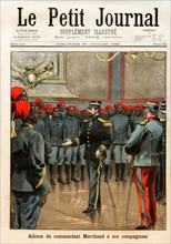 Le Petit Journal (supplément Illustré) du Dimanche 30 juillet 1899. N° 454. Adieux du commandant