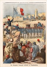 Le Petit Journal (supplément Illustré) du Lundi 12 février 1894. N° 169. Le drapeau français arboré