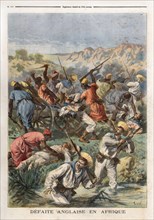 Le Petit Journal (supplément Illustré) du Lundi 12 mars 1894. N° 173. Défaite anglaise en Afrique.