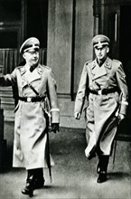 Himmler et Heydrich
Heinrich Luitpold Himmler (7 octobre 1900, Munich - 23 mai 1945, Lüneburg), fut