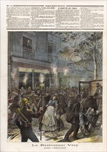 Le Petit Journal (supplément Illustré) du Samedi 7 mai 1892. N° 76. Anarchisme. Le restaurant Véry