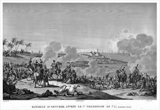 Epopée napoléonienne. Napoléon 1er. Bataille d'Aboukir, livrée le 7 Thermidor de l'An VII. 25